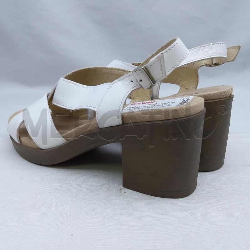 SANDALI DONNA GI&CO 1D BIANCO INCROCIO  | Mercatino dell'Usato San maurizio canavese 4