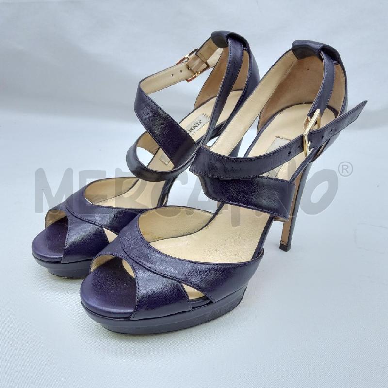 SANDALI DONNA JIMMY CHOO PLATFORM VINACCIA | Mercatino dell'Usato San maurizio canavese 1