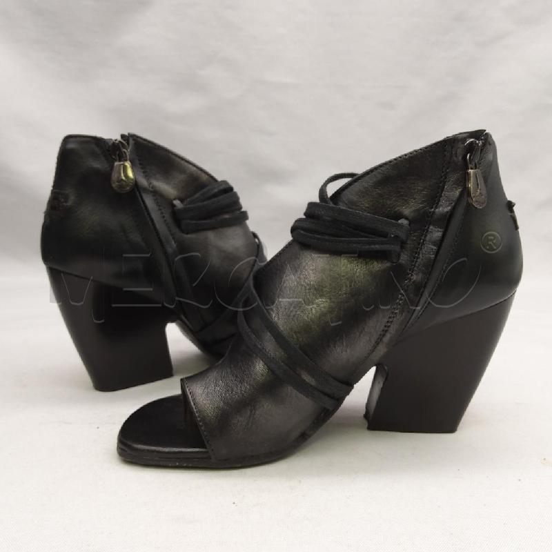 SANDALI DONNA LE RUEMARCEL SC2 NERO GRIGIO CANGIANTE LACCIO | Mercatino dell'Usato San maurizio canavese 5