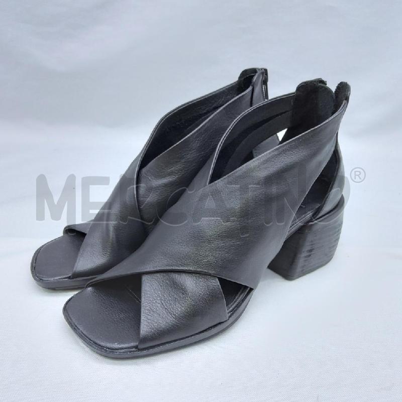SANDALI DONNA OF NERO 1B  PELLE INTRECCIO | Mercatino dell'Usato San maurizio canavese 1