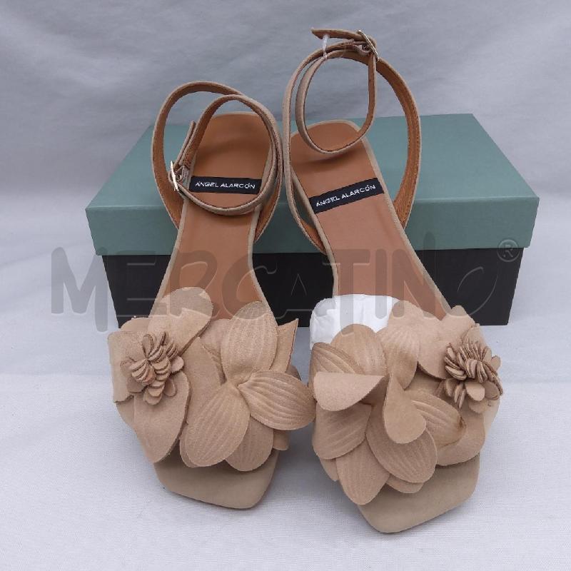 SANDALI DONNA SC1 ANGEL ALARCON BEIGE FIORI BASSE | Mercatino dell'Usato San maurizio canavese 3