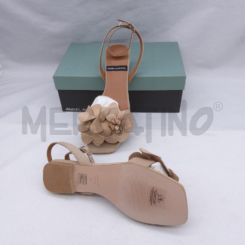 SANDALI DONNA SC1 ANGEL ALARCON BEIGE FIORI BASSE | Mercatino dell'Usato San maurizio canavese 4