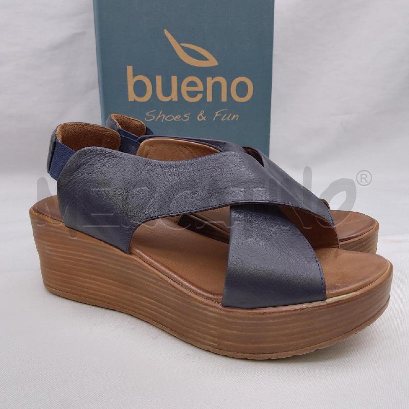 SANDALI DONNA SC2 BUENO BLU INTRECCIO  | Mercatino dell'Usato San maurizio canavese 3