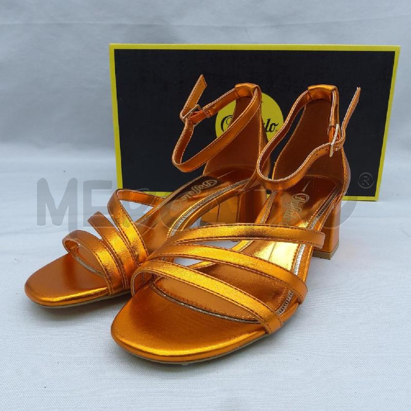 SANDALI D SC1 BUFFALO ARANCIO METALLIZZATO  | Mercatino dell'Usato San maurizio canavese 1