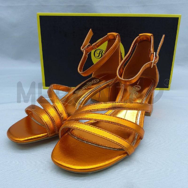 SANDALI D SC1 BUFFALO ARANCIO METALLIZZATO  | Mercatino dell'Usato San maurizio canavese 3