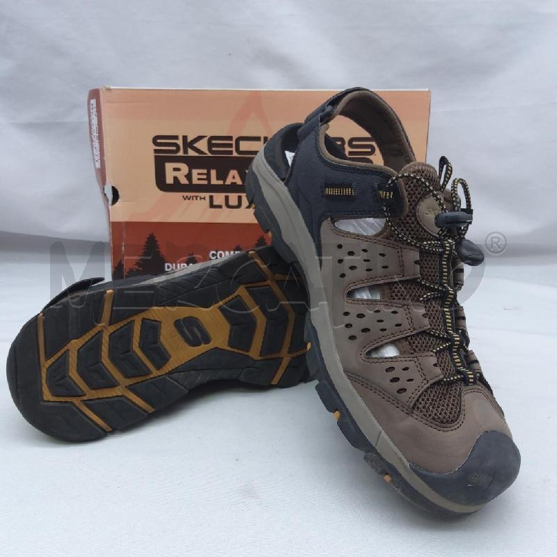 SANDALI UOMO SC2 SKECHERS MARRONE RELAXED FIT | Mercatino dell'Usato San maurizio canavese 5