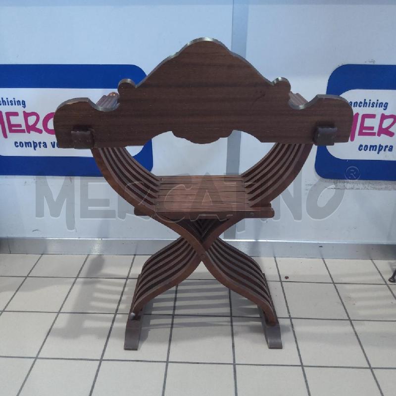 SAVONAROLA LEGNO SCHIENALE INTARSIO | Mercatino dell'Usato San maurizio canavese 4