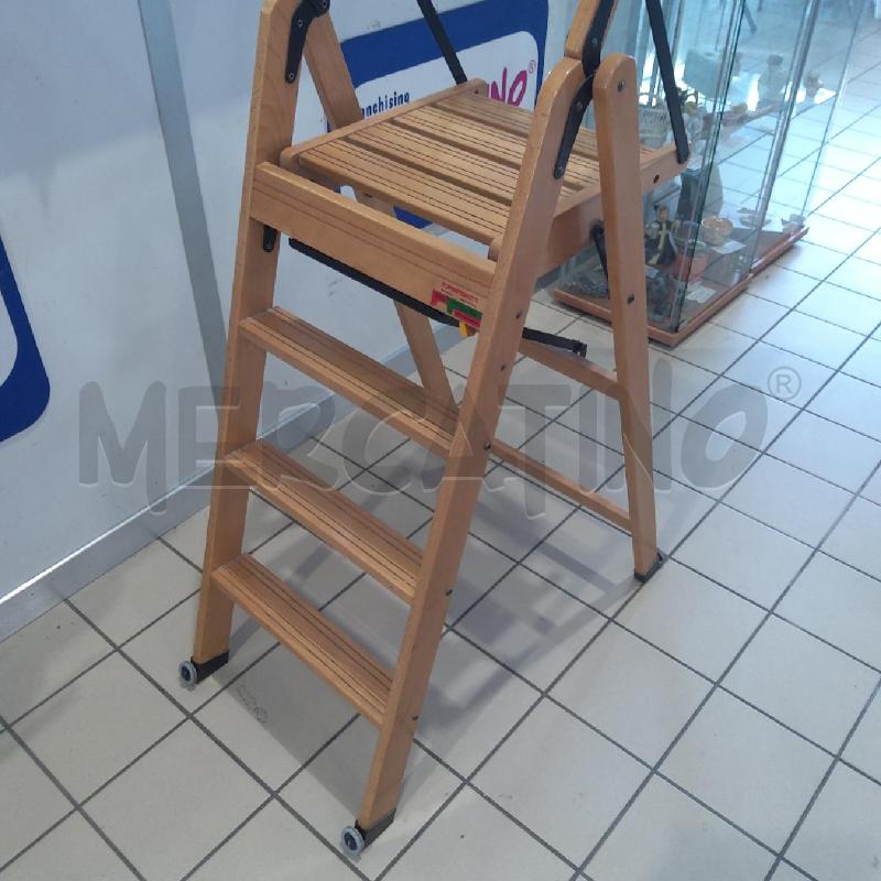 SCALETTA FOPPA PEDRETTI 3 GRADINI PIEGHEVOLE | Mercatino dell'Usato San maurizio canavese 3