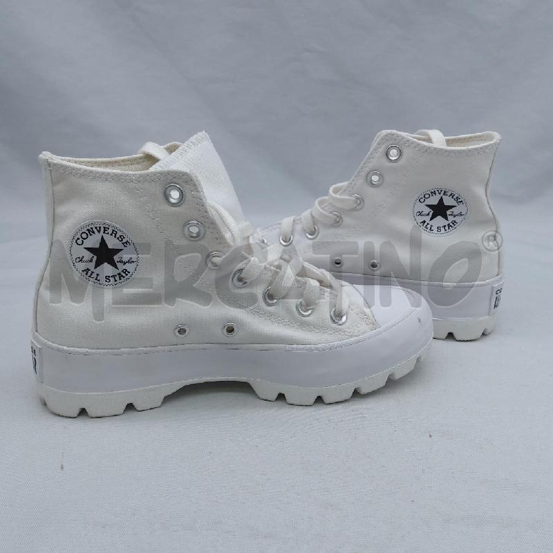 SCARPE DONNA CONVERSE 1F BIANCO PLATFORM  | Mercatino dell'Usato San maurizio canavese 2