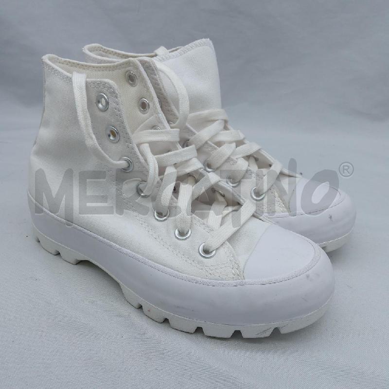 SCARPE DONNA CONVERSE 1F BIANCO PLATFORM  | Mercatino dell'Usato San maurizio canavese 4