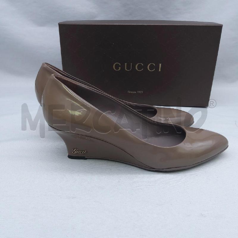 SCARPE DONNA GUCCI BEIGE SC1 LUCIDO | Mercatino dell'Usato San maurizio canavese 2