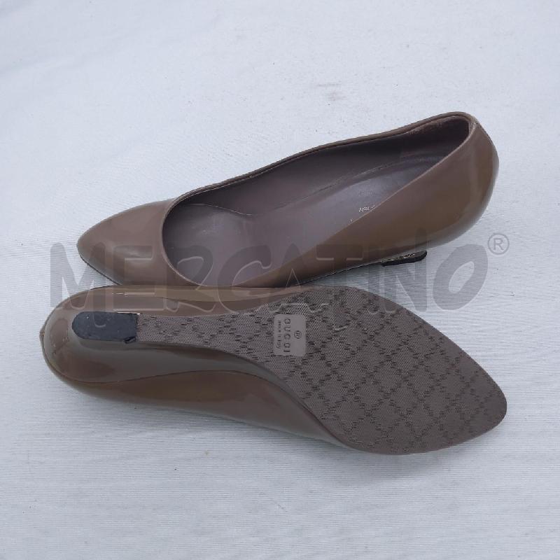 SCARPE DONNA GUCCI BEIGE SC1 LUCIDO | Mercatino dell'Usato San maurizio canavese 5