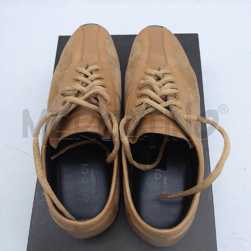 SCARPE DONNA GUCCI SC1 VERA PELLE BEIGE SCAMOSCIATO  | Mercatino dell'Usato San maurizio canavese 4