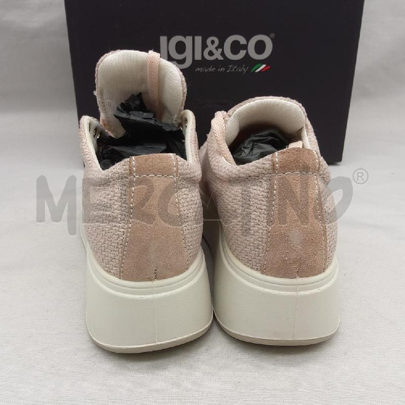 SCARPE DONNA IGI&CO SC2 ROSA TESSUTO  | Mercatino dell'Usato San maurizio canavese 3