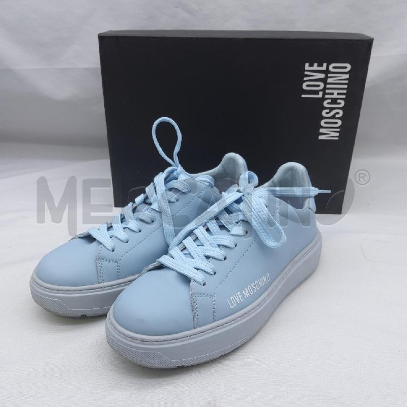 SCARPE DONNA LOVE MOSCHINO SC1 AZZURRO  | Mercatino dell'Usato San maurizio canavese 1