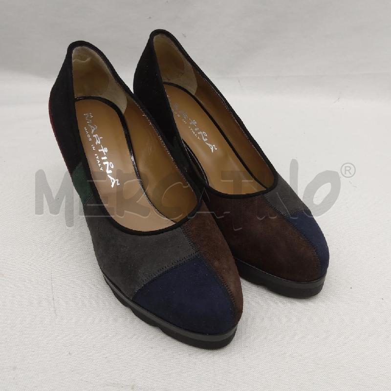 SCARPE DONNA MAISN MARTINA SC1 PELLE SCAMO NERO MARRO | Mercatino dell'Usato San maurizio canavese 1