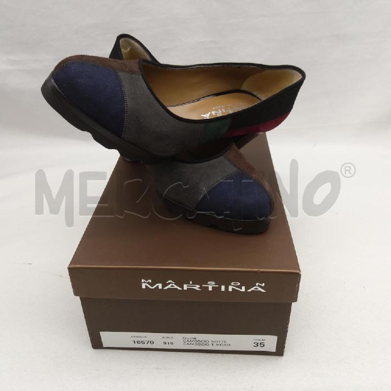 SCARPE DONNA MAISN MARTINA SC1 PELLE SCAMO NERO MARRO | Mercatino dell'Usato San maurizio canavese 4