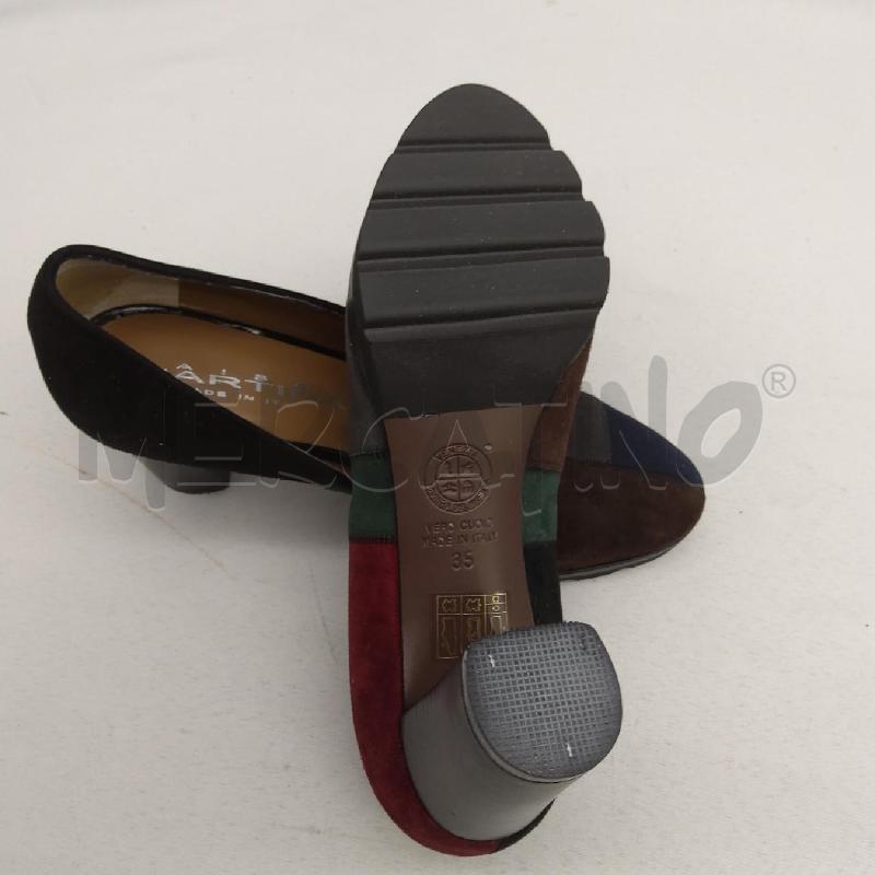 SCARPE DONNA MAISN MARTINA SC1 PELLE SCAMO NERO MARRO | Mercatino dell'Usato San maurizio canavese 5