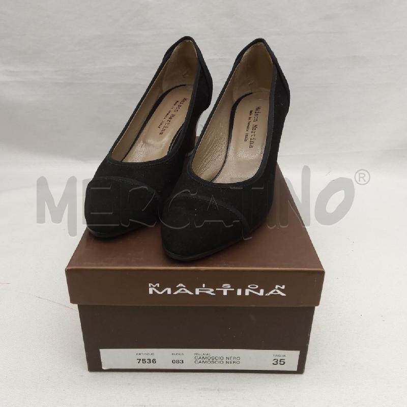 SCARPE DONNA MAISON MARTINA SC1 NERO SCAMO | Mercatino dell'Usato San maurizio canavese 1