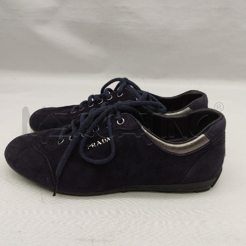 SCARPE DONNA PRADA SC2 SNEAKERS PELLE BLU | Mercatino dell'Usato San maurizio canavese 2