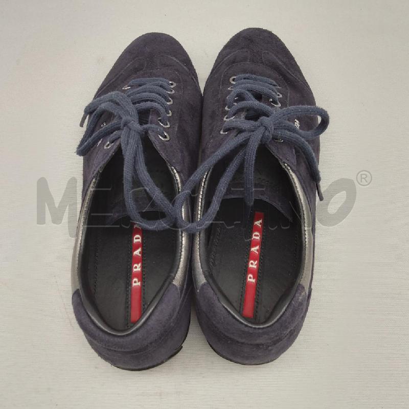 SCARPE DONNA PRADA SC2 SNEAKERS PELLE BLU | Mercatino dell'Usato San maurizio canavese 3