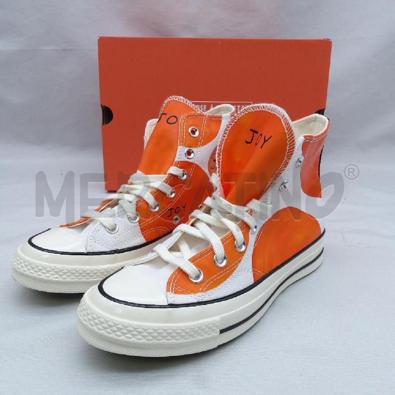 SCARPE DONNA SC1 CONVERCE BIANCO CERCHI ARANCIO | Mercatino dell'Usato San maurizio canavese 1