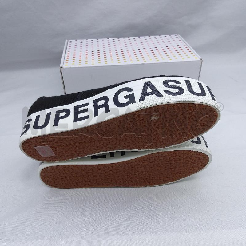 SCARPE DONNA SUPERGA SC2 NERO TELA COTW OUTSOLE LETTERING  | Mercatino dell'Usato San maurizio canavese 4