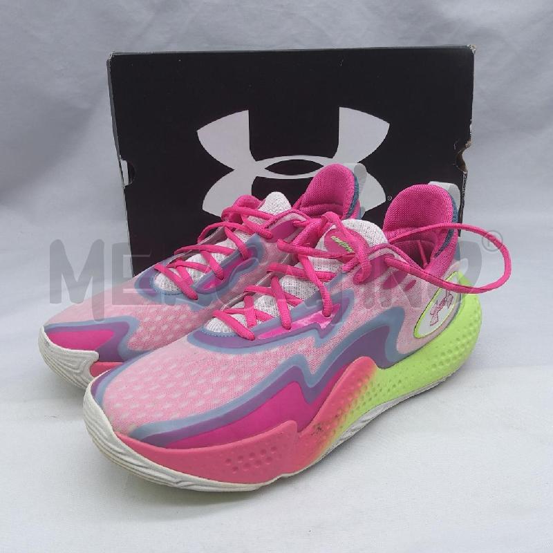SCARPE DONNA UNDER ARMOUR ROSA SC2 GIALLO FLUO SFUMATO | Mercatino dell'Usato San maurizio canavese 1