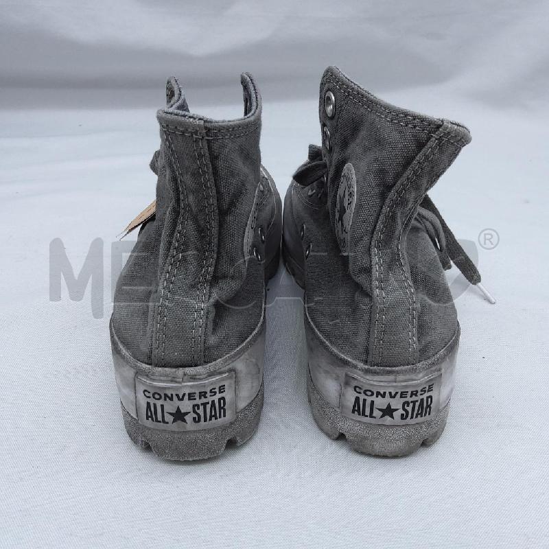 SCARPE D 1E CONVERCE GRIGIO TESSUTO  | Mercatino dell'Usato San maurizio canavese 4