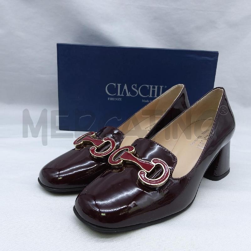 SCARPE D CIASPINI LUCIDO SC1 BORDEAUX  | Mercatino dell'Usato San maurizio canavese 1