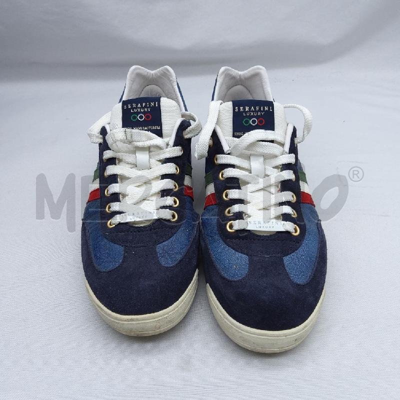 SCARPE UOMO SC1 SERAFINI LUXURY CARPI BLU  | Mercatino dell'Usato San maurizio canavese 2