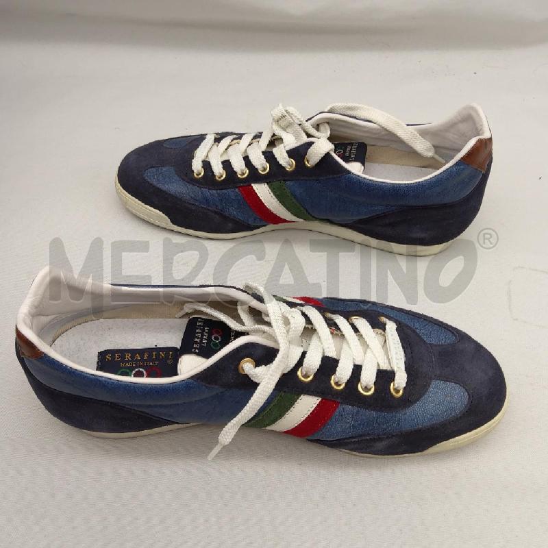 SCARPE UOMO SC1 SERAFINI LUXURY CARPI BLU  | Mercatino dell'Usato San maurizio canavese 5