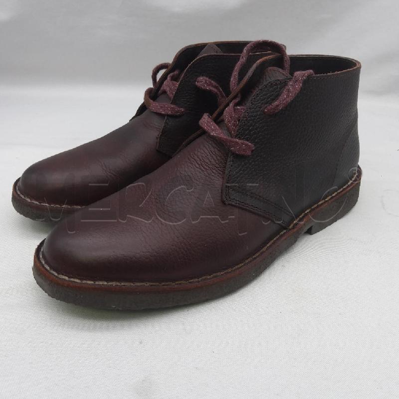 SCARPE U 1L POLACCHINO PRIMOPIANO VERA PELLE BORDEAUX  | Mercatino dell'Usato San maurizio canavese 1