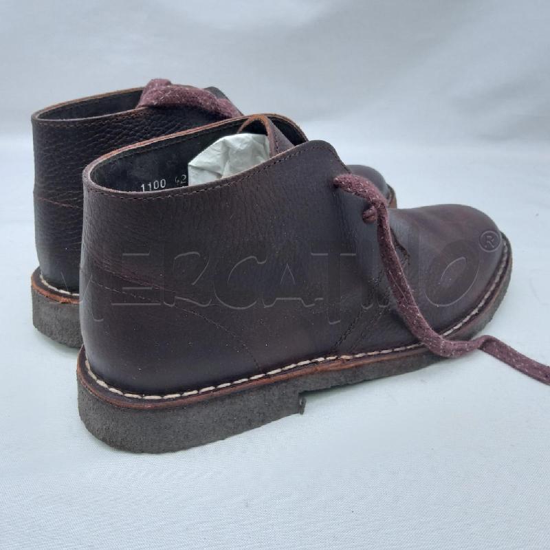 SCARPE U 1L POLACCHINO PRIMOPIANO VERA PELLE BORDEAUX  | Mercatino dell'Usato San maurizio canavese 3