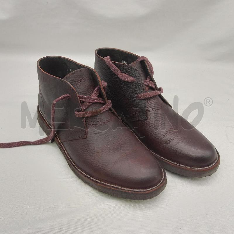 SCARPE U 1L POLACCHINO PRIMOPIANO VERA PELLE BORDEAUX  | Mercatino dell'Usato San maurizio canavese 5