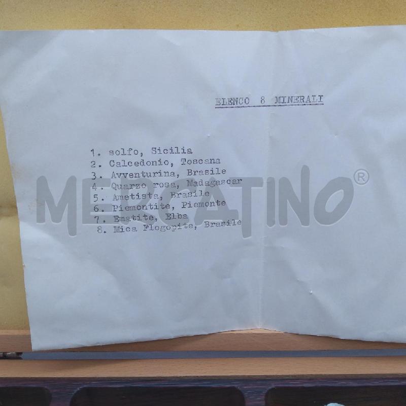 SCATOLA 8 MINERALI | Mercatino dell'Usato San maurizio canavese 2