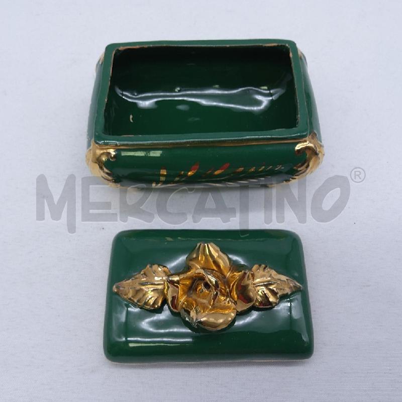 SCATOLA CERAMICA VERDE ORO SESTO  | Mercatino dell'Usato San maurizio canavese 3