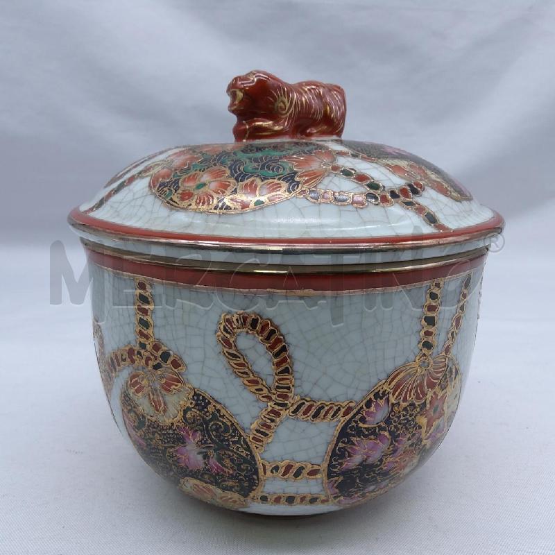 SCATOLA CINESE  DECORATIVA LEONE ROSSO | Mercatino dell'Usato San maurizio canavese 1