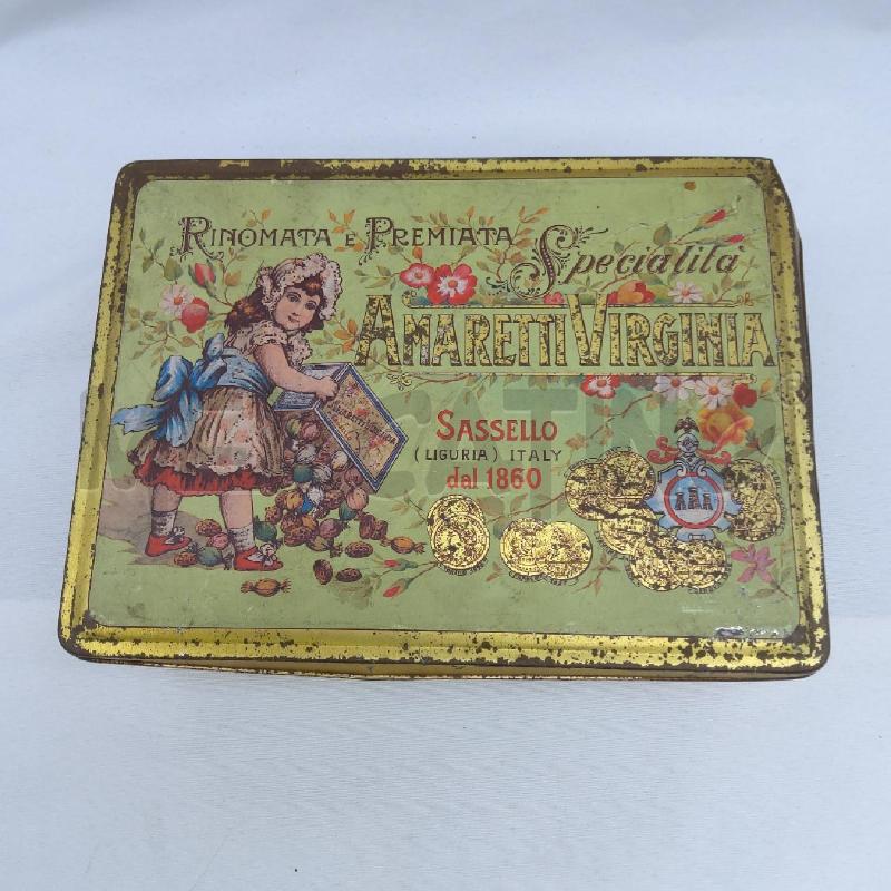 SCATOLA LATTA AMARETTI SASSELLO 1990 | Mercatino dell'Usato San maurizio canavese 2
