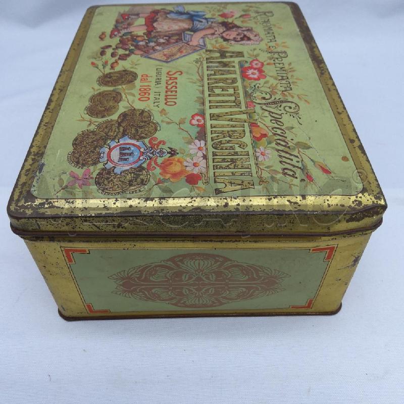 SCATOLA LATTA AMARETTI SASSELLO 1990 | Mercatino dell'Usato San maurizio canavese 3
