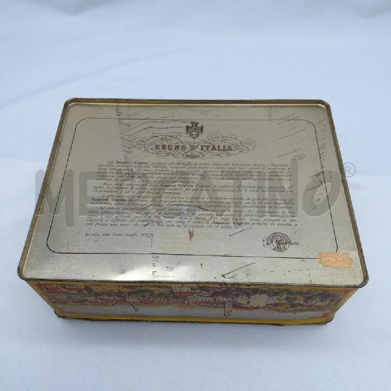 SCATOLA LATTA AMARETTI SASSELLO 1990 | Mercatino dell'Usato San maurizio canavese 4