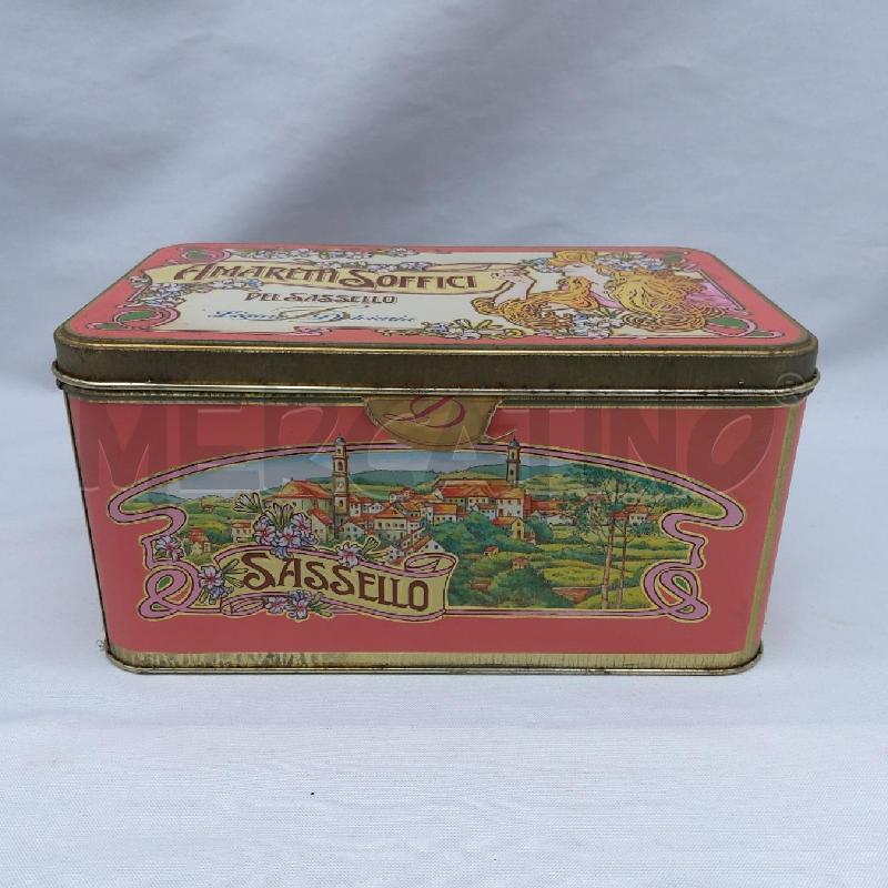 SCATOLA LATTA AMARETTI SASSELLO 2002 | Mercatino dell'Usato San maurizio canavese 1