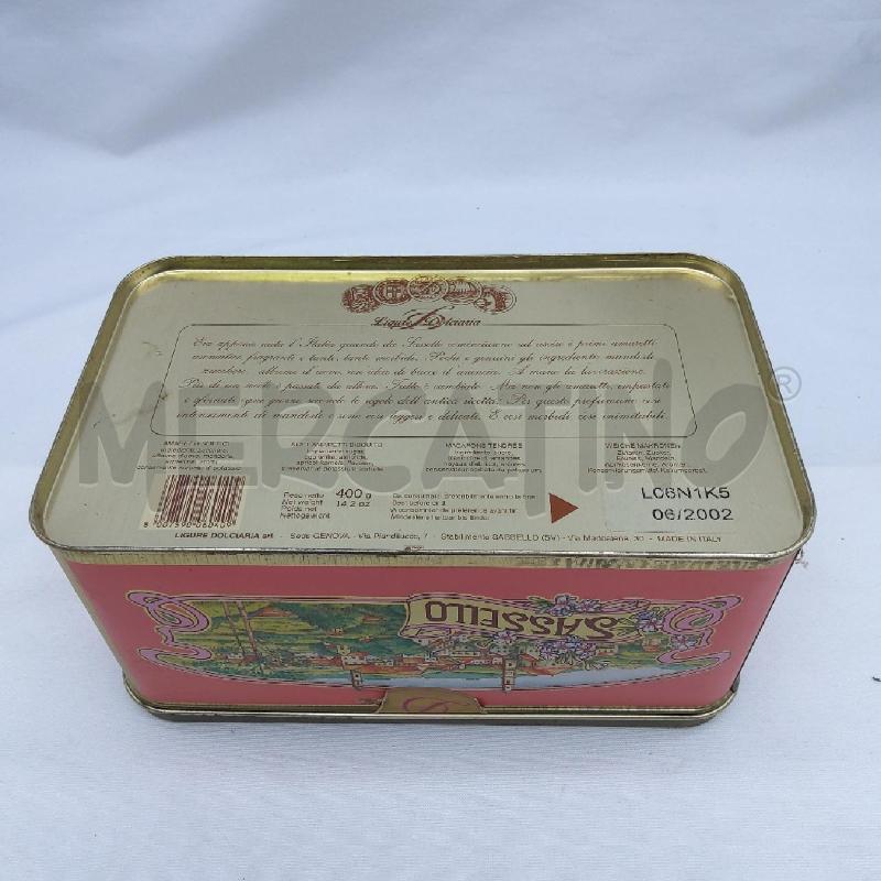 SCATOLA LATTA AMARETTI SASSELLO 2002 | Mercatino dell'Usato San maurizio canavese 3