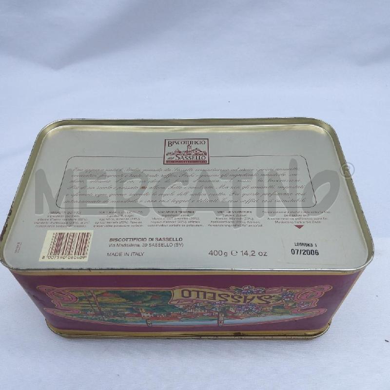 SCATOLA LATTA AMARETTI SASSELLO 2006 | Mercatino dell'Usato San maurizio canavese 3