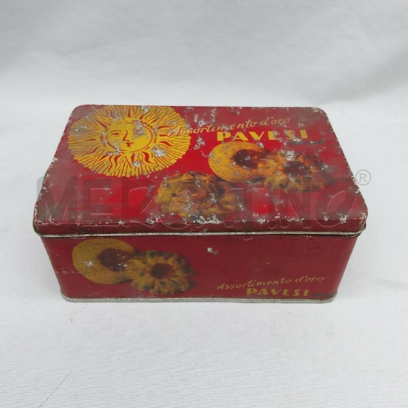 SCATOLA LATTA ASSORTIMENTO D'ORO PAVESI ROSSO | Mercatino dell'Usato San maurizio canavese 1