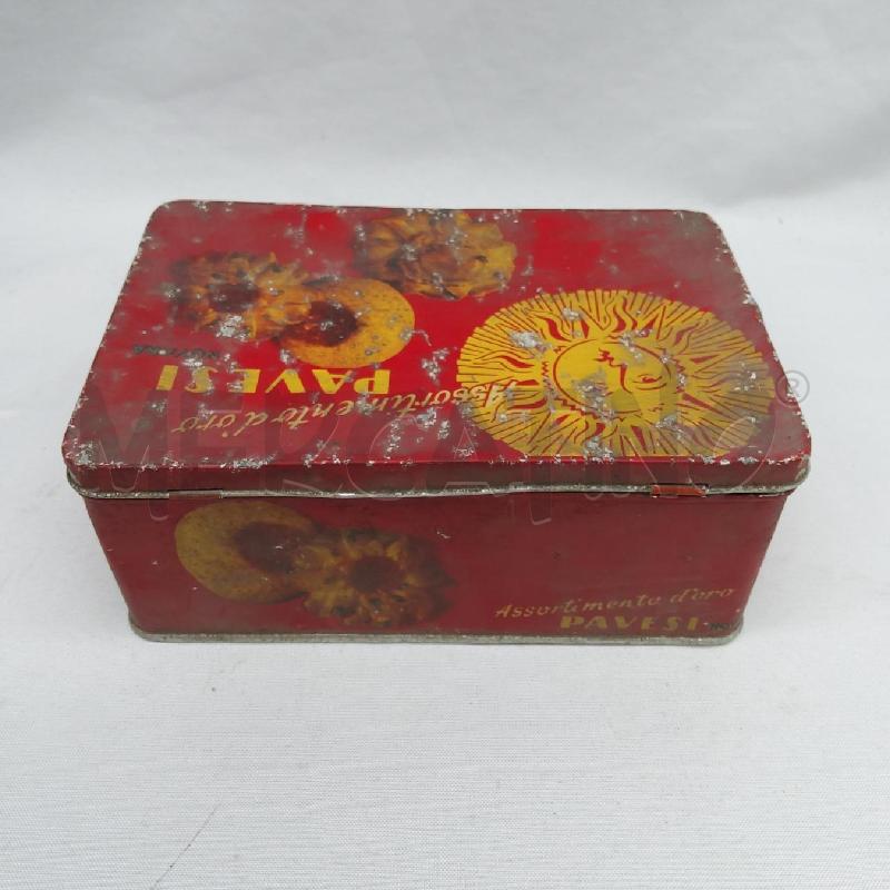 SCATOLA LATTA ASSORTIMENTO D'ORO PAVESI ROSSO | Mercatino dell'Usato San maurizio canavese 3