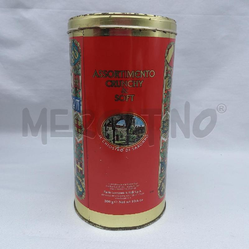 SCATOLA LATTA CILINDRO AMARETTI ITALIA | Mercatino dell'Usato San maurizio canavese 3
