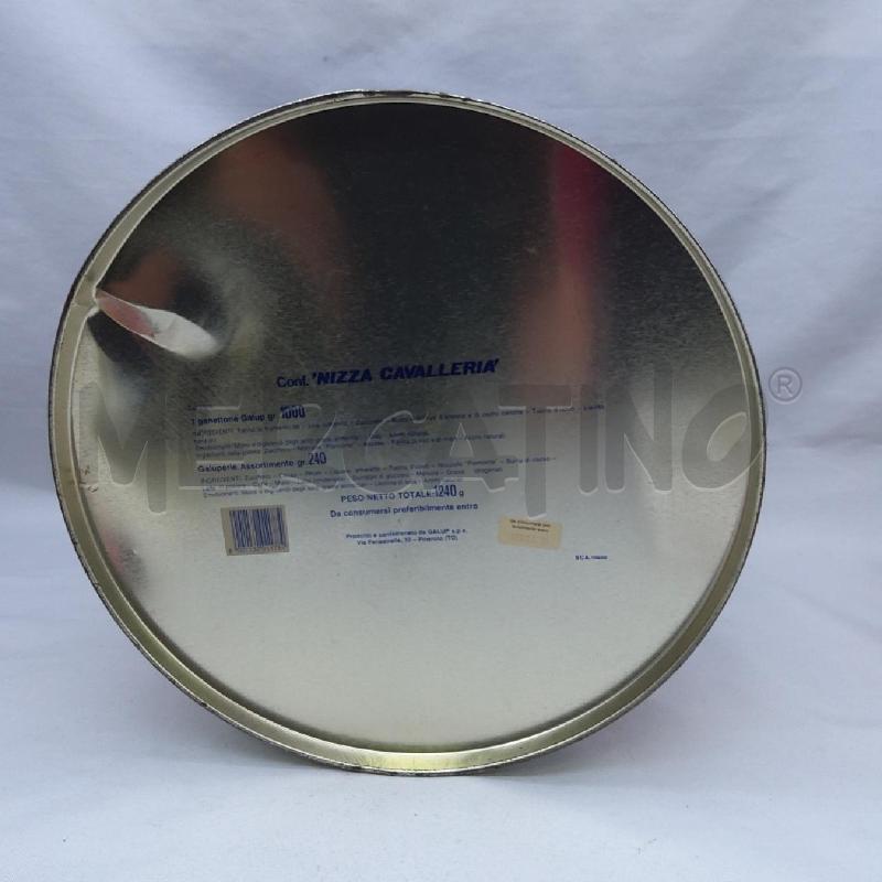 SCATOLA LATTA GALUP ANNI 90 NIZZA CAVALLERIA | Mercatino dell'Usato San maurizio canavese 4
