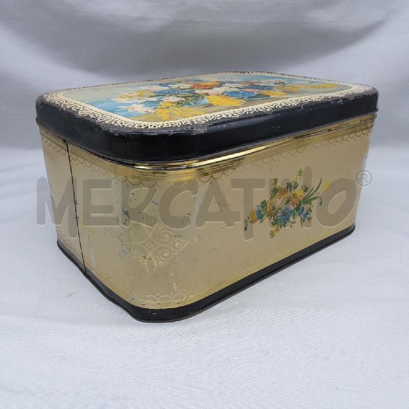 SCATOLA LATTA VINATGE STOBBIA BOUQUET FIORI | Mercatino dell'Usato San maurizio canavese 3