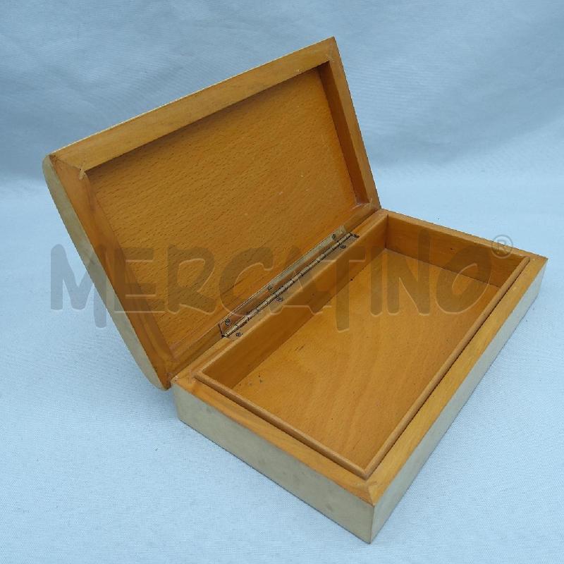 SCATOLA LEGNO CHIARO RETT STONDATA | Mercatino dell'Usato San maurizio canavese 3